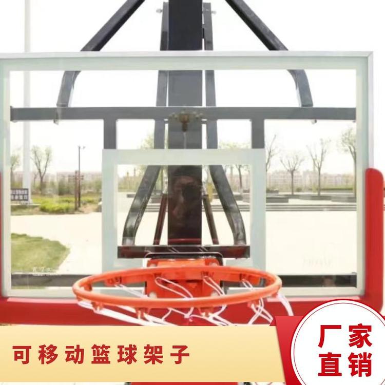 移動籃球架 成人 戶外室外標準籃球架框家用學校比賽訓練廣場(圖3)
