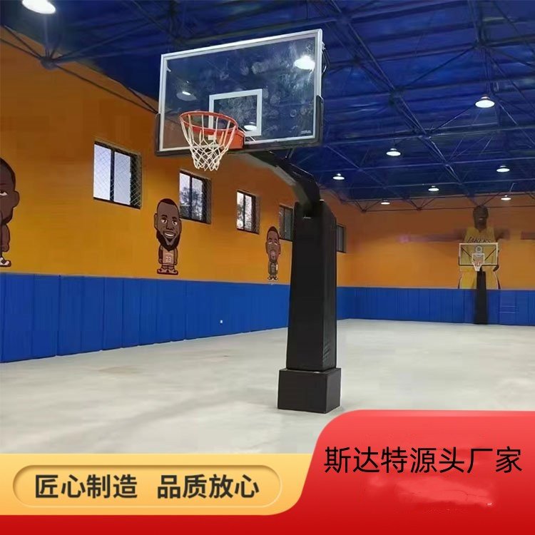 體育館戶外定可移動升降成人籃球架廠家專賣(圖3)