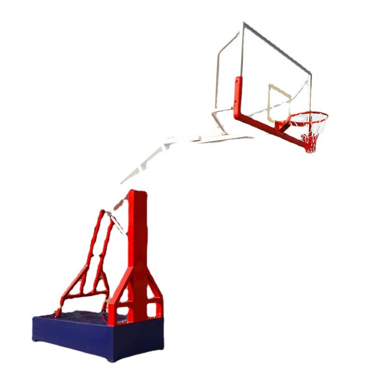 供應三色籃球架 戶外可升降青少年學校家用室外可移動球架(圖5)